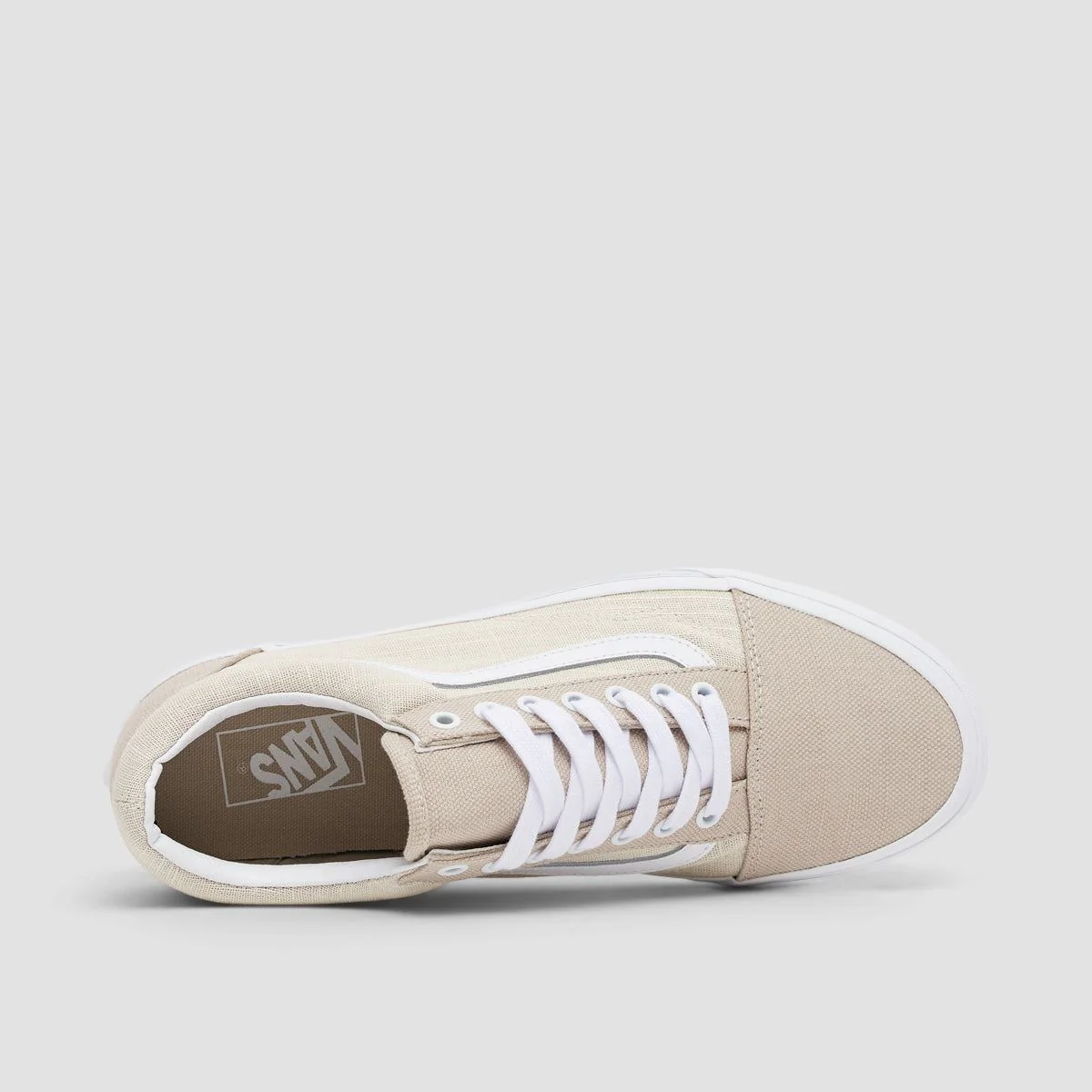 Vans Old Skool Shoes - Summer Linen Natural - Image 4