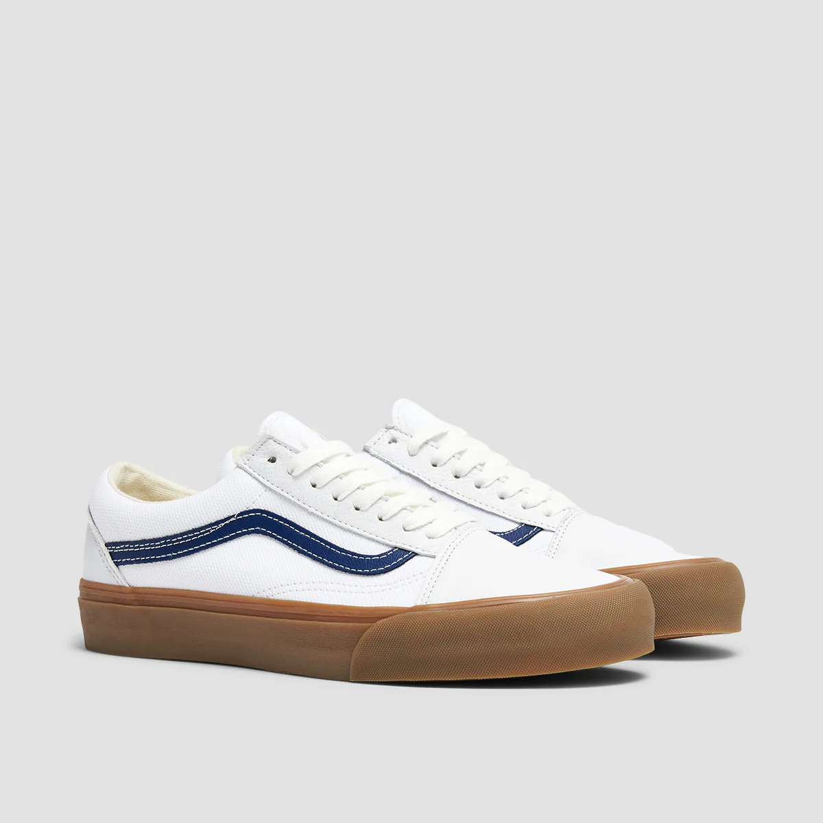 Vans Old Skool VR3 Shoes - Mesh White/Navy - Image 2