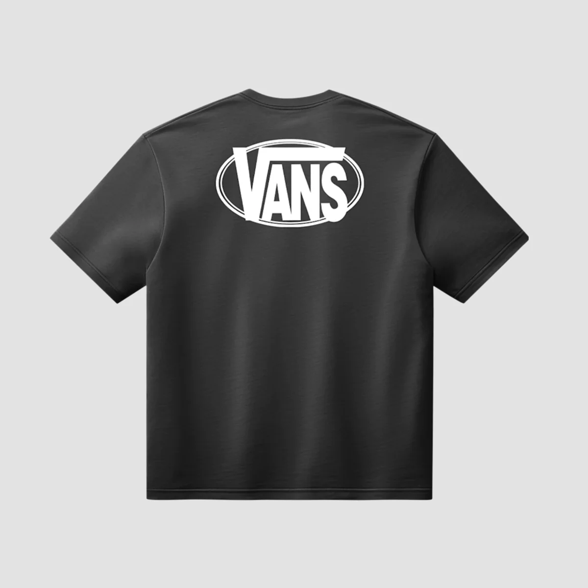 Vans Oval Logo Loose T-Shirt Black - Image 2