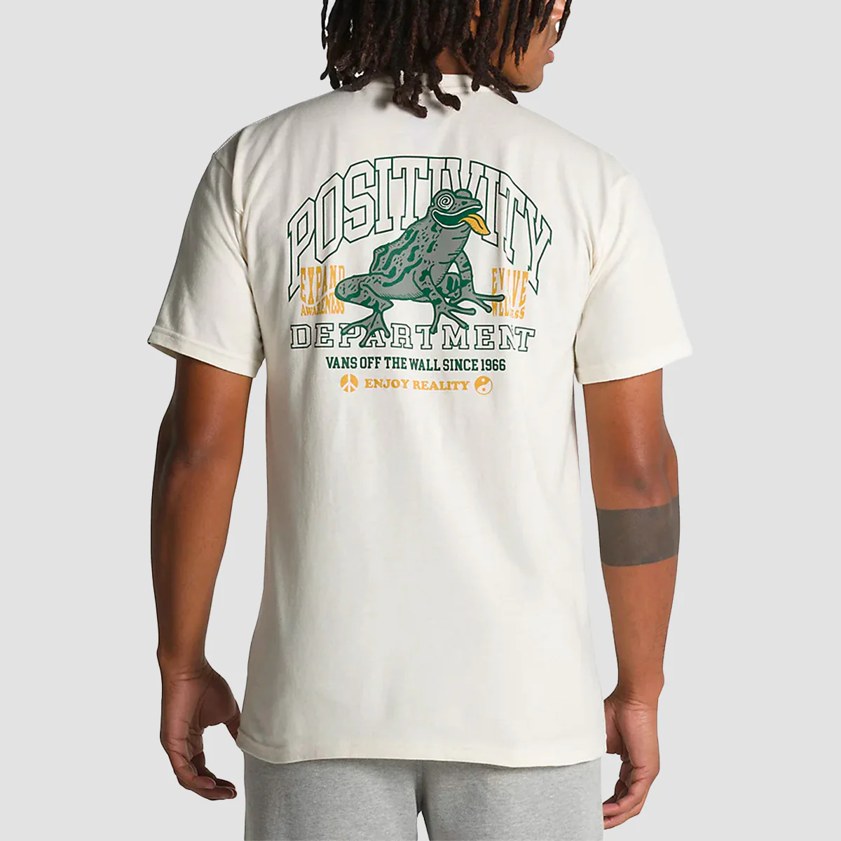Vans Positivity Department T-Shirt Antique White - Image 2