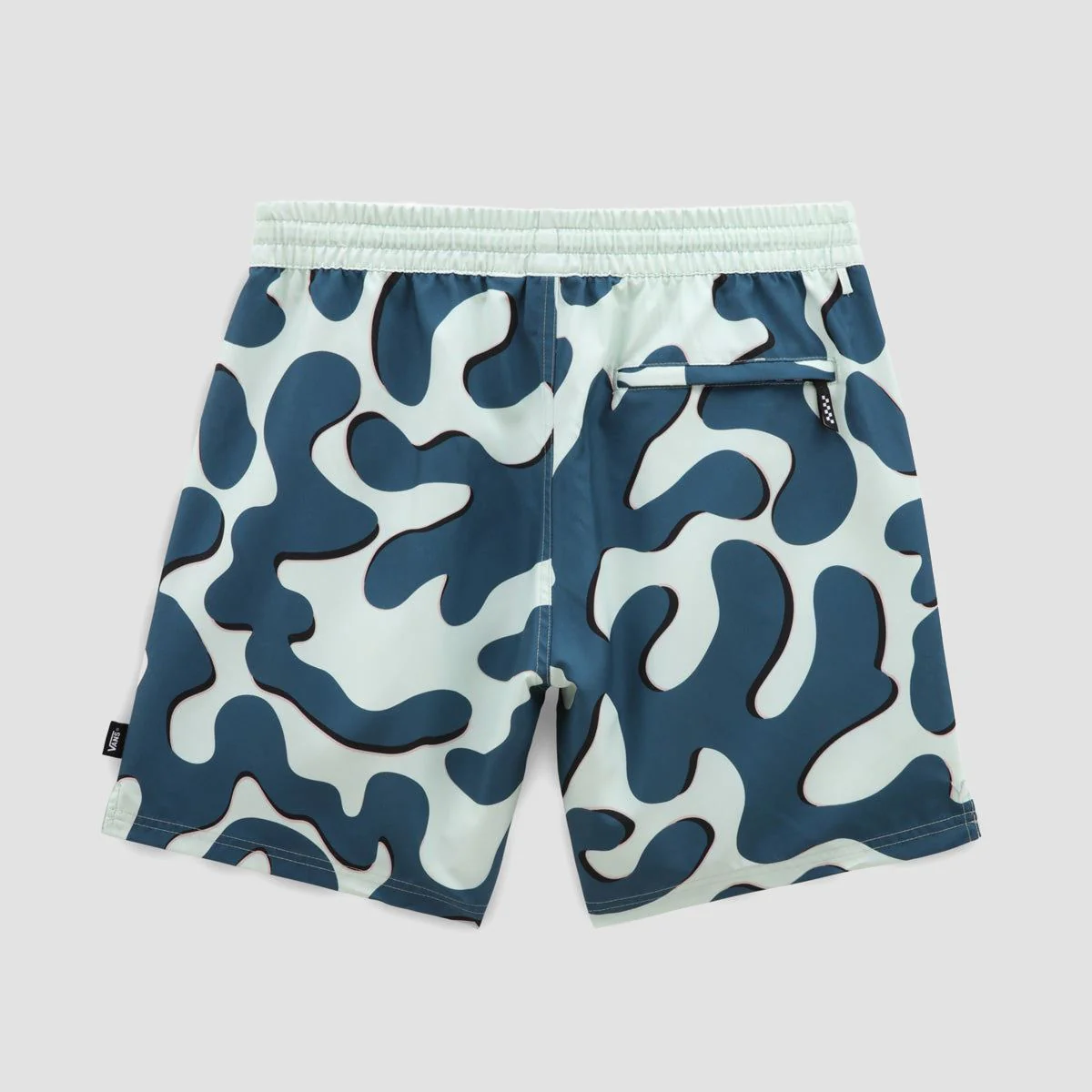 Vans Primary Print Elastic 17" Boardshorts Clearly Aqua/Vans Teal - Image 2
