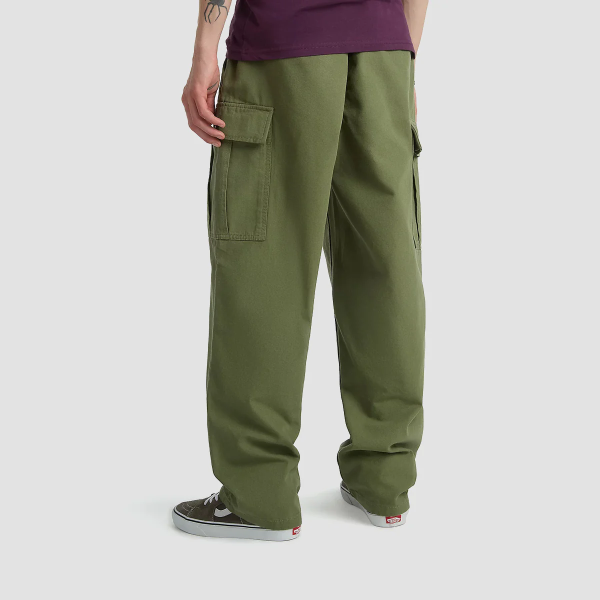 Vans Range Cargo Baggy Tapered Pants Olivine - Image 2