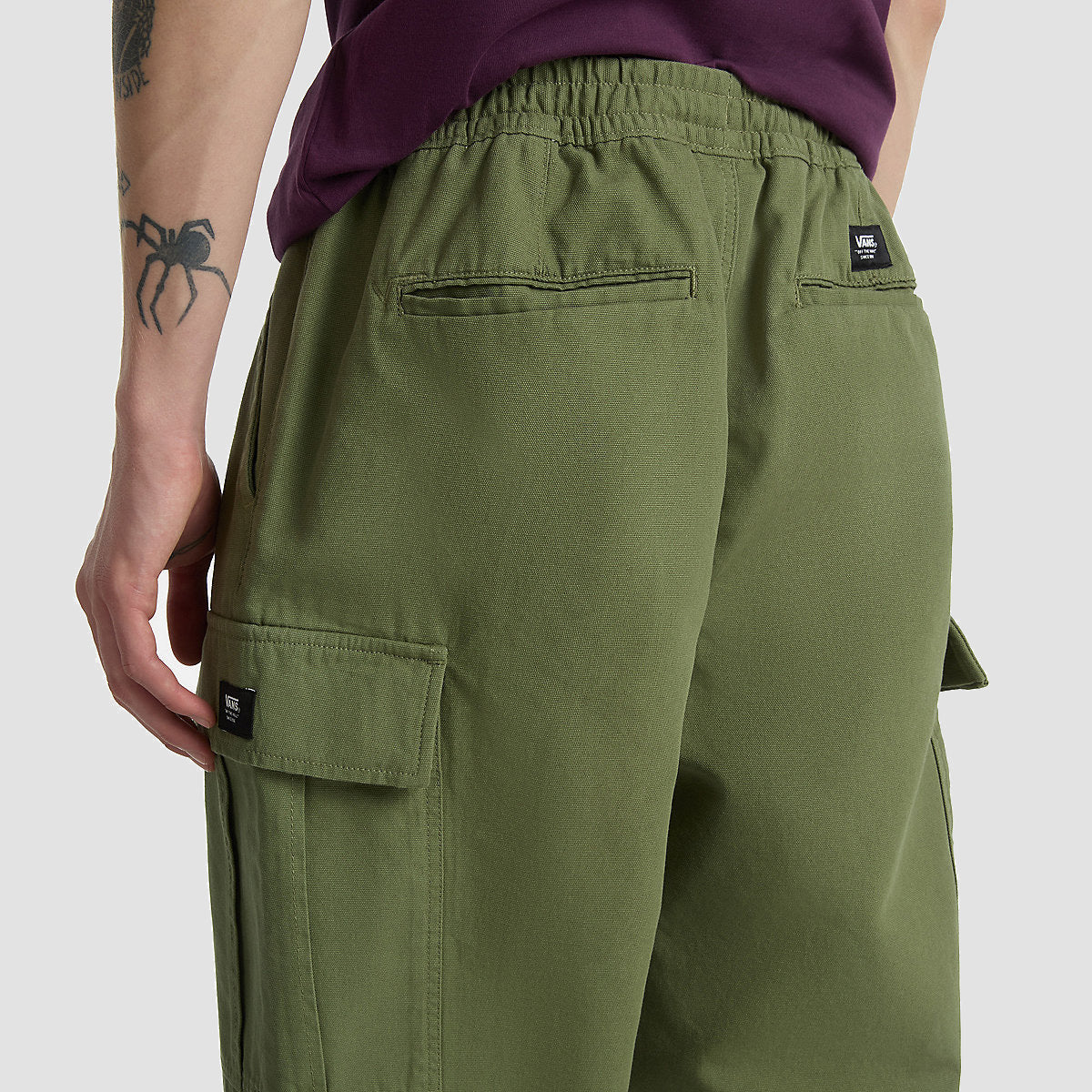 Vans Range Cargo Baggy Tapered Pants Olivine - Image 4
