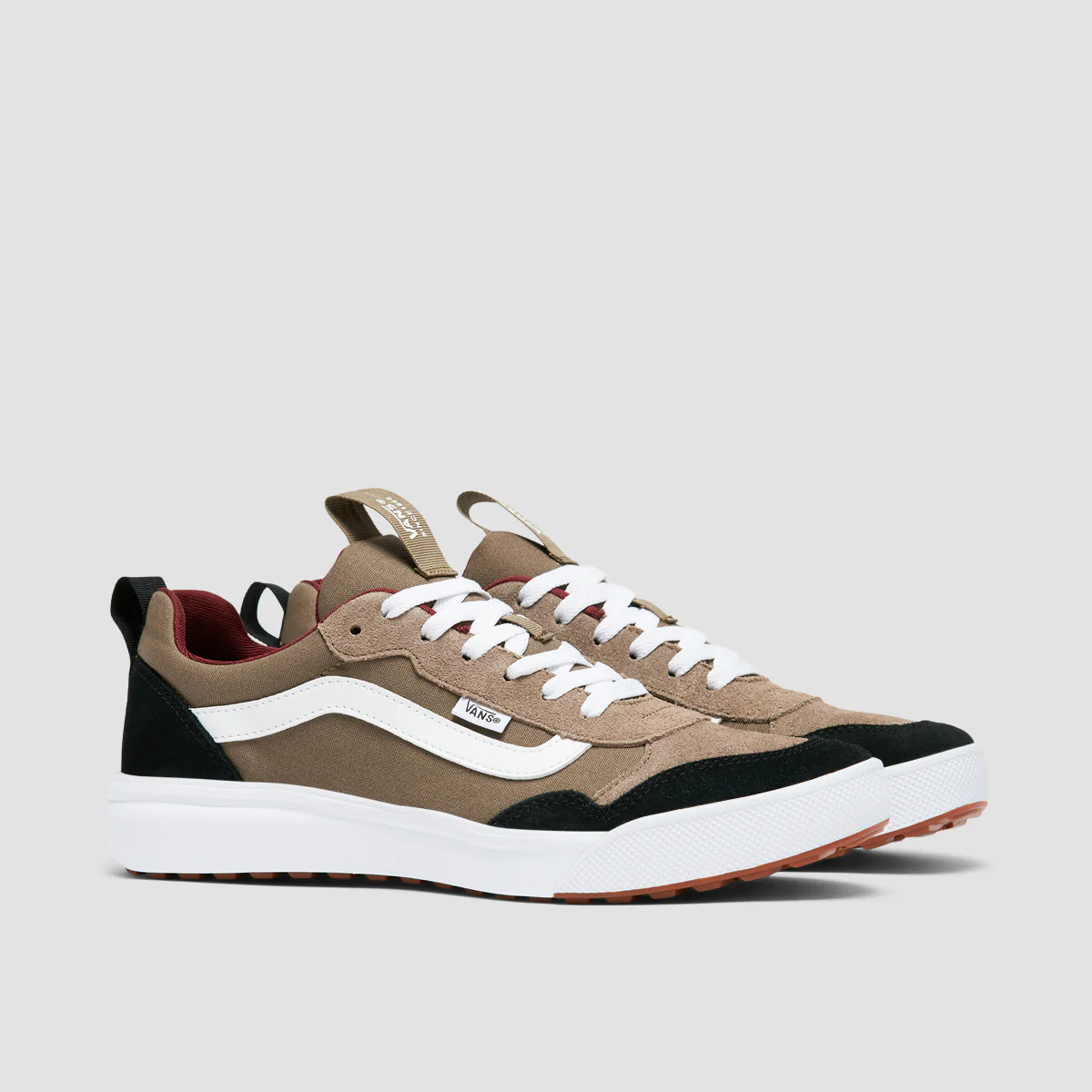 Vans Range EXP Mid Top Shoes - Suede/Canvas Walnut - Image 2