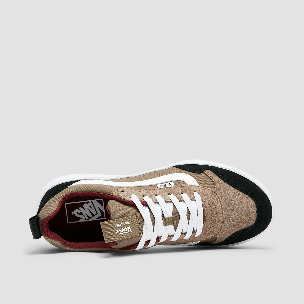 Vans Range EXP Mid Top Shoes - Suede/Canvas Walnut - Image 4