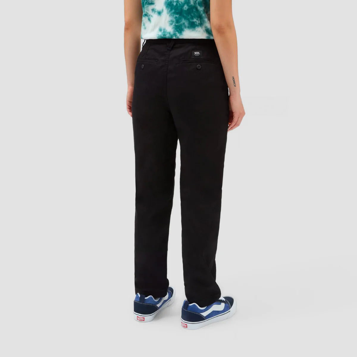 Vans Relaxed Authentic Chino Pants Black - Womens - Image 2