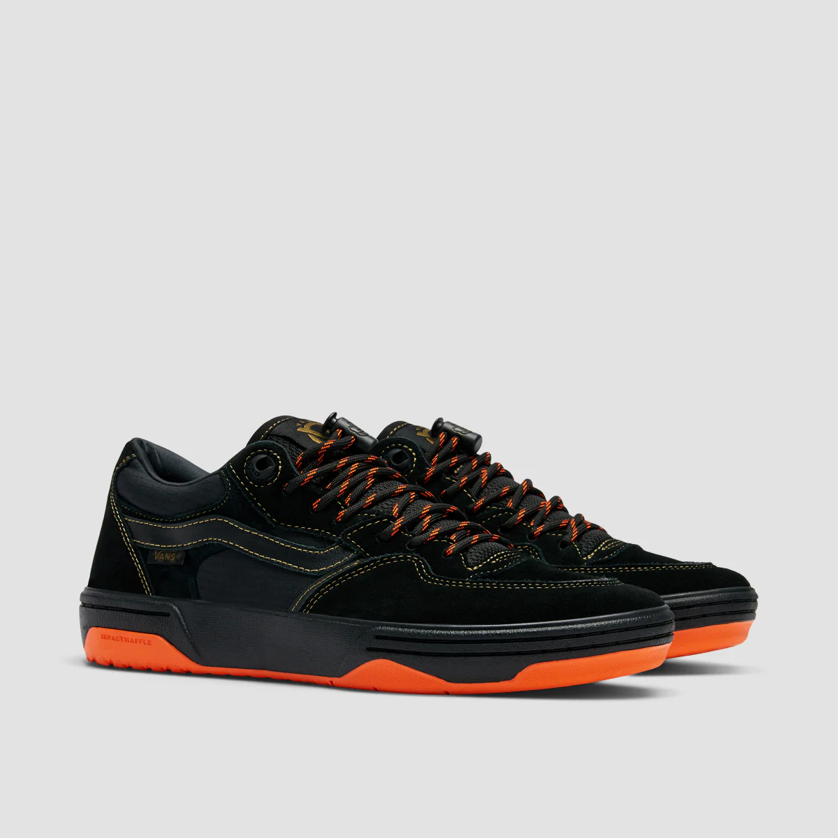Vans Rowan 2 Shoes - Spitfire Wheels Black/Flame - Image 2