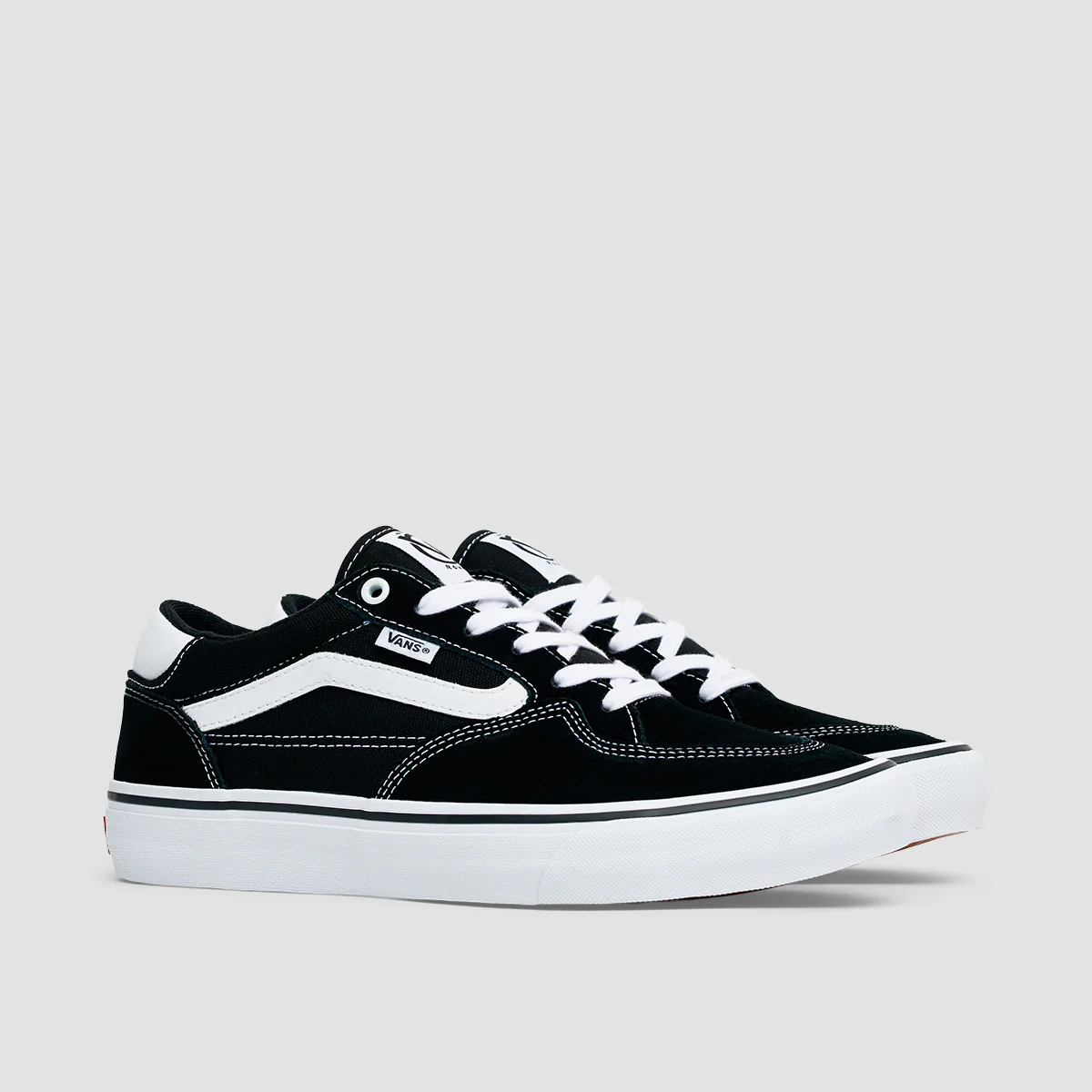 Vans Rowan Shoes - Black/True White - Image 2