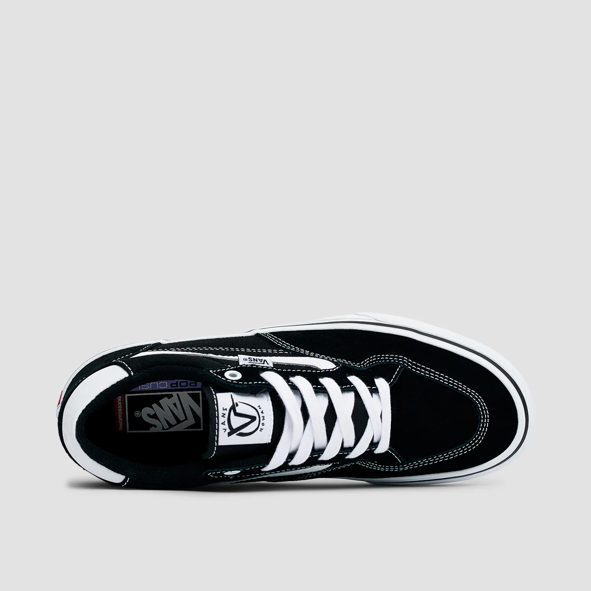 Vans Rowan Shoes - Black/True White - Image 4