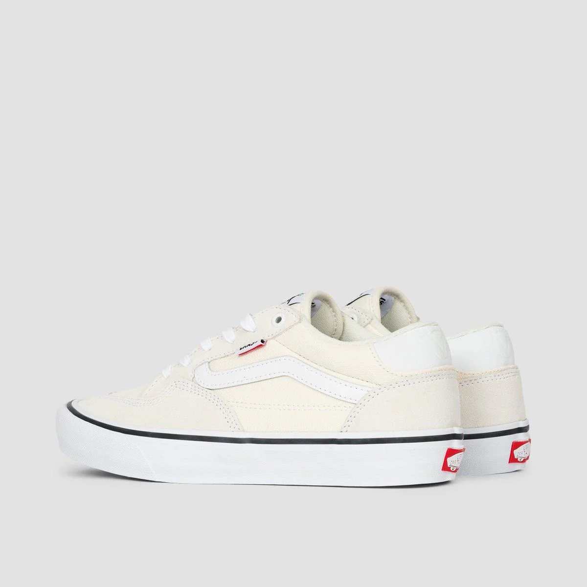 Vans Rowan Pro Shoes - Marshmallow/White - Image 3