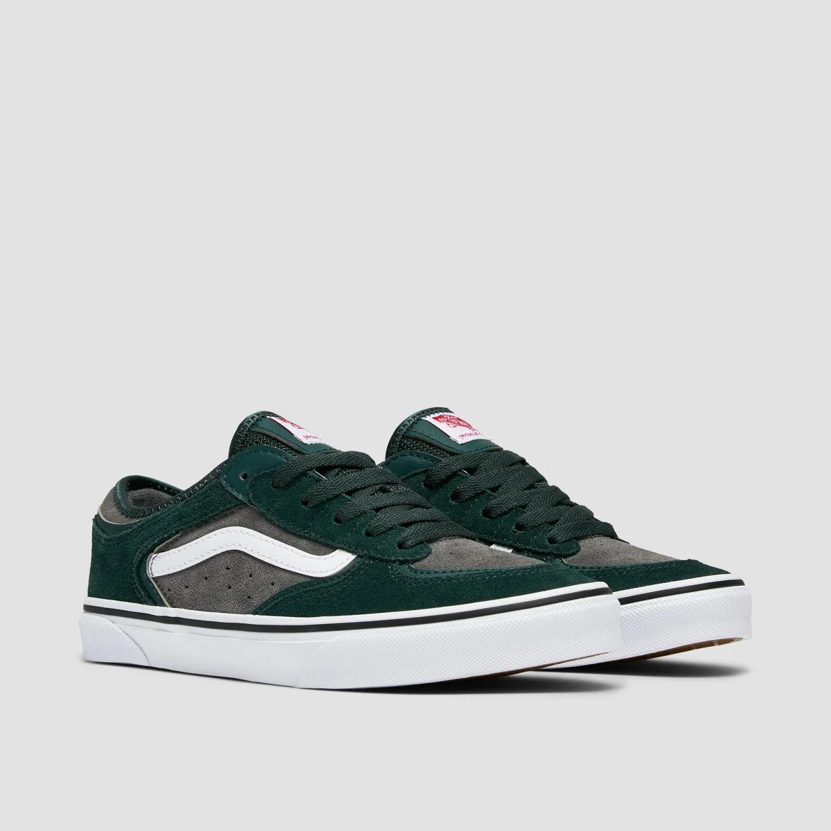 Vans Rowley Classic Shoes - Green Gables/White - Kids - Image 2
