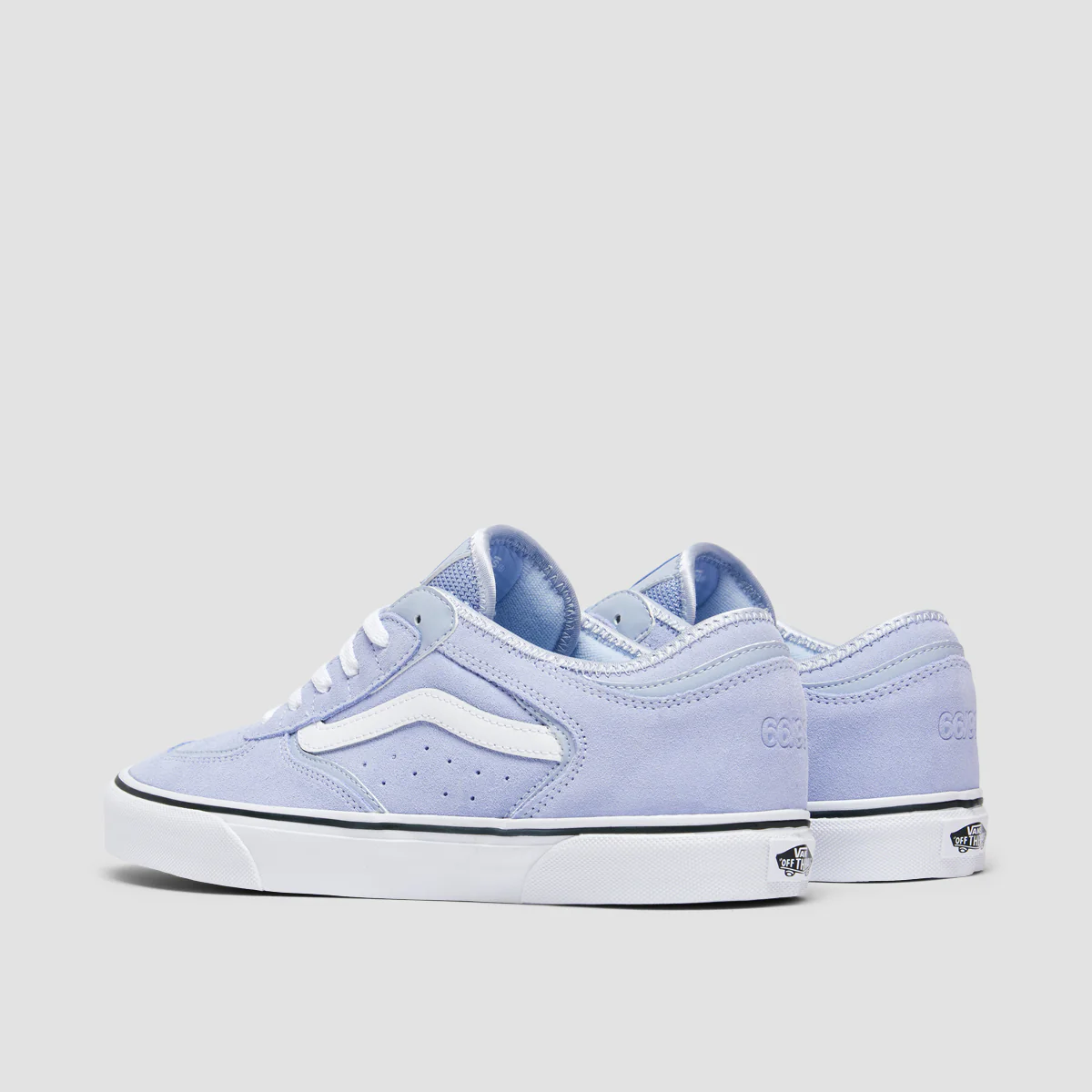 Vans Rowley Classic Shoes - Heather/White - Image 3