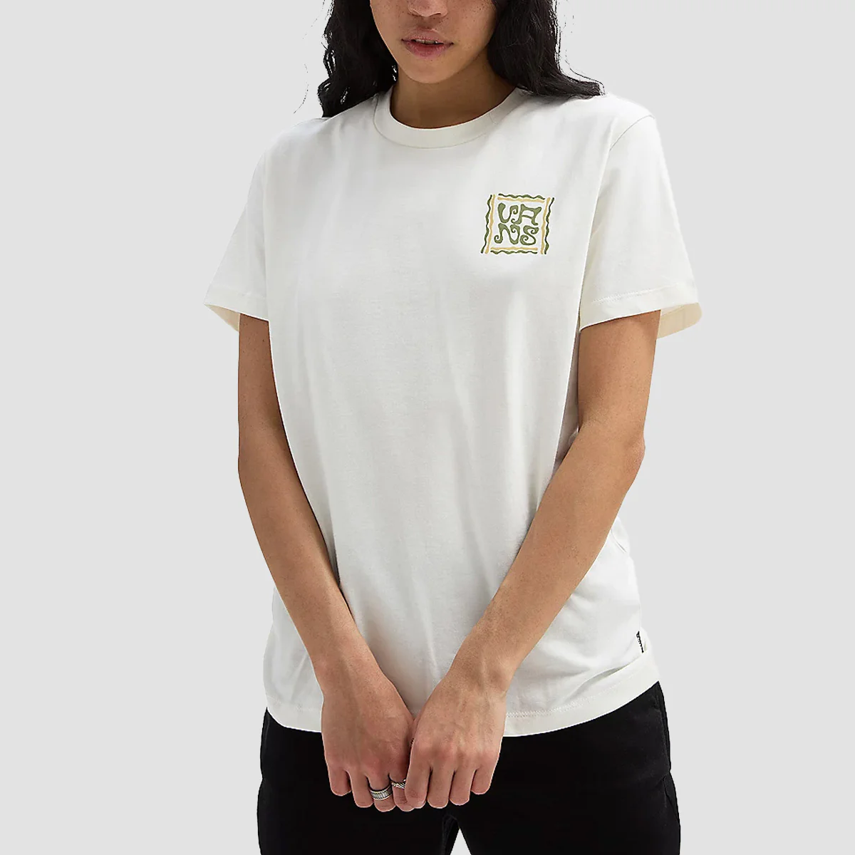 Vans Shroomy Experience BFF T-Shirt Amusement 66 Marshmallow - Womens - Image 2