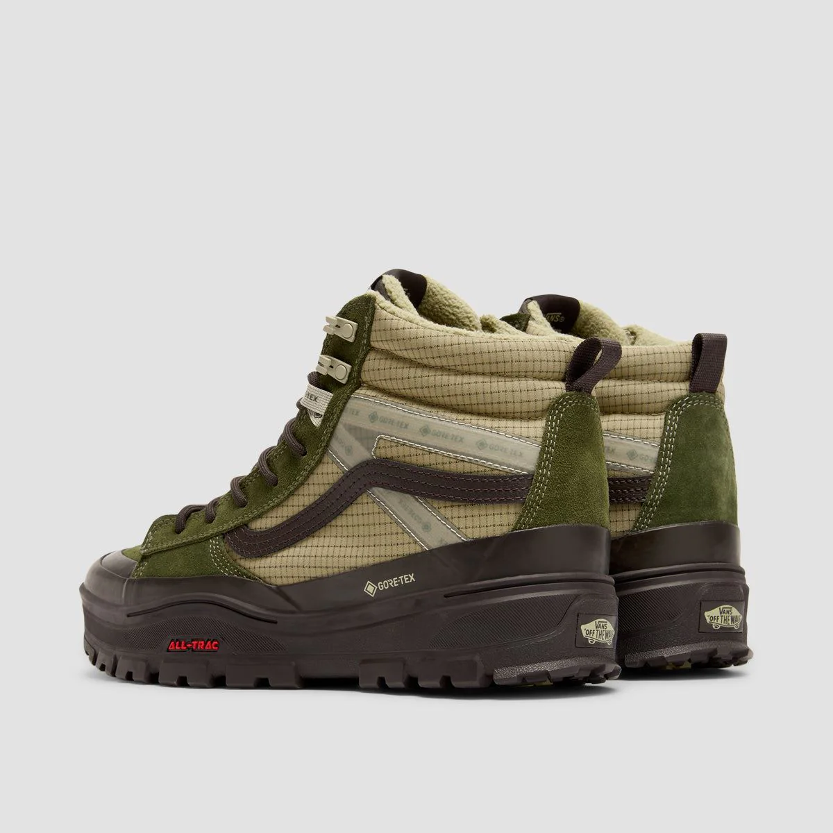 Vans Sk8-Hi Gore-Tex Insulated Boots - Dark Green/Dark Brown - Image 3