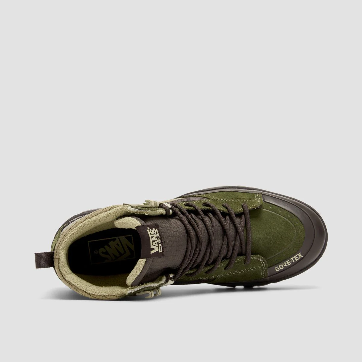 Vans Sk8-Hi Gore-Tex Insulated Boots - Dark Green/Dark Brown - Image 4