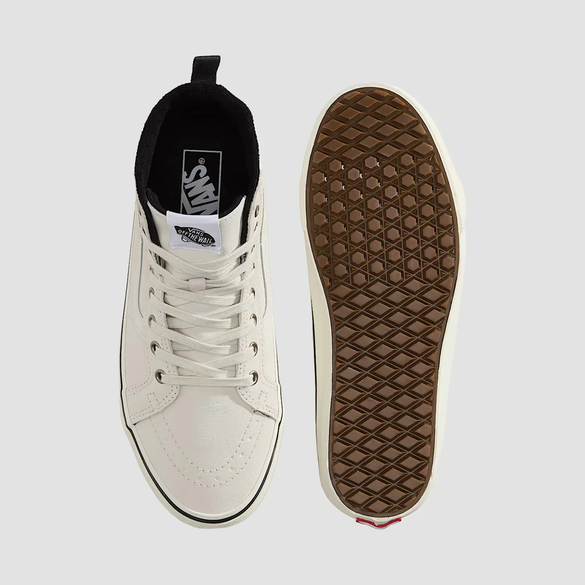 Vans Sk8-Hi Insulated High Top Shoes - Marshmallow - Image 3