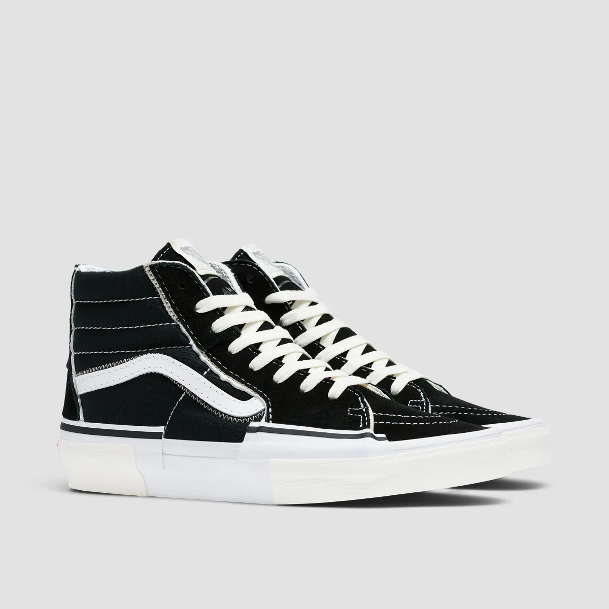 Vans SK8-Hi Reconstruct High Top Shoes - Black/True White - Image 2
