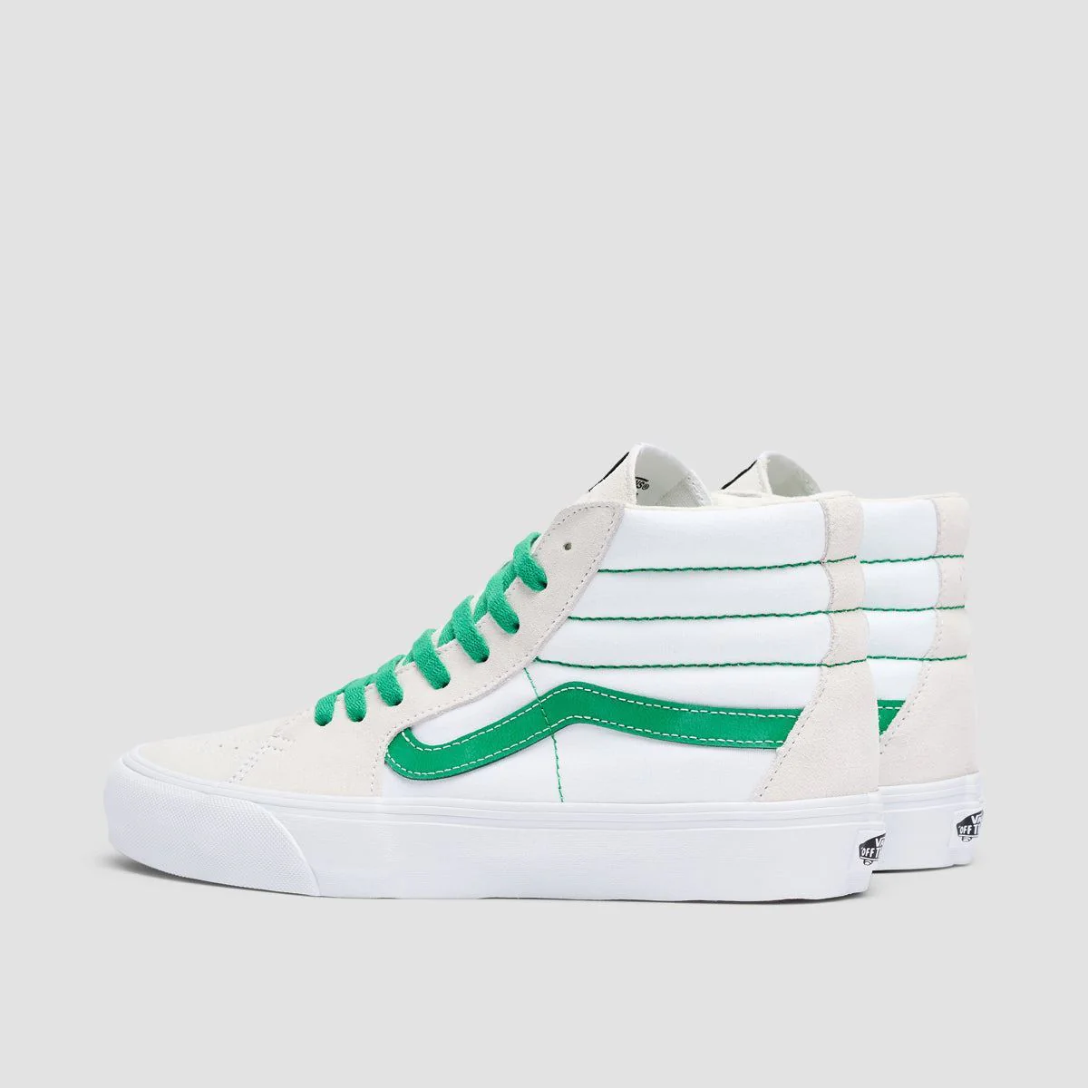 Vans SK8-Hi VR3 High Top Shoes - POP Green/True White - Image 3