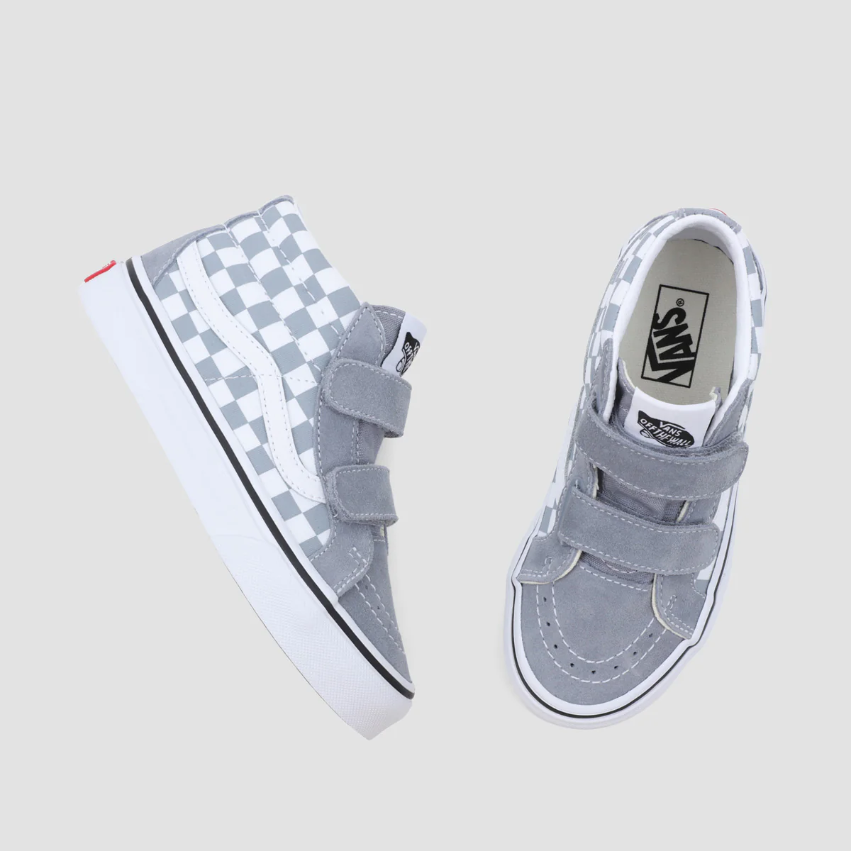Vans SK8-Mid Reissue V Mid Top Shoes - Checkerboard Tradewinds - Kids - Image 2