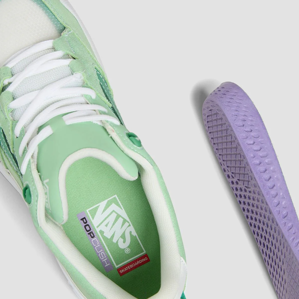 Vans Skate 2 Wayvee Shoes - Green/Gum - Image 4