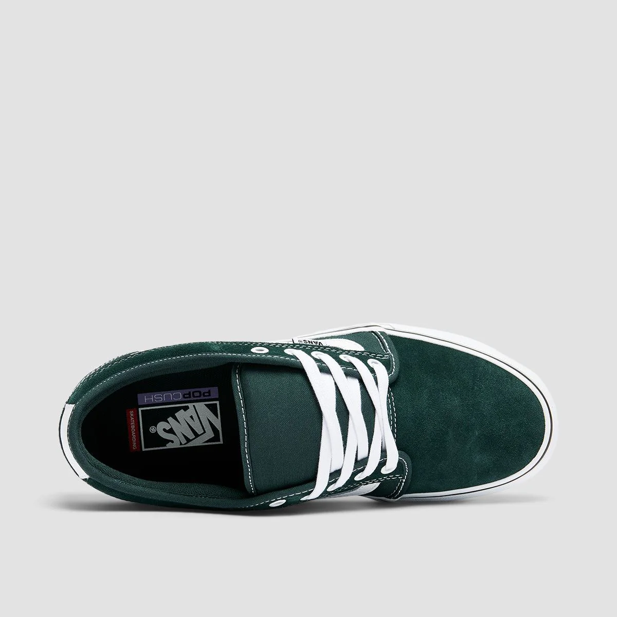 Vans Skate Chukka Low Sidestripe Shoes - Green Gables/True White - Image 4