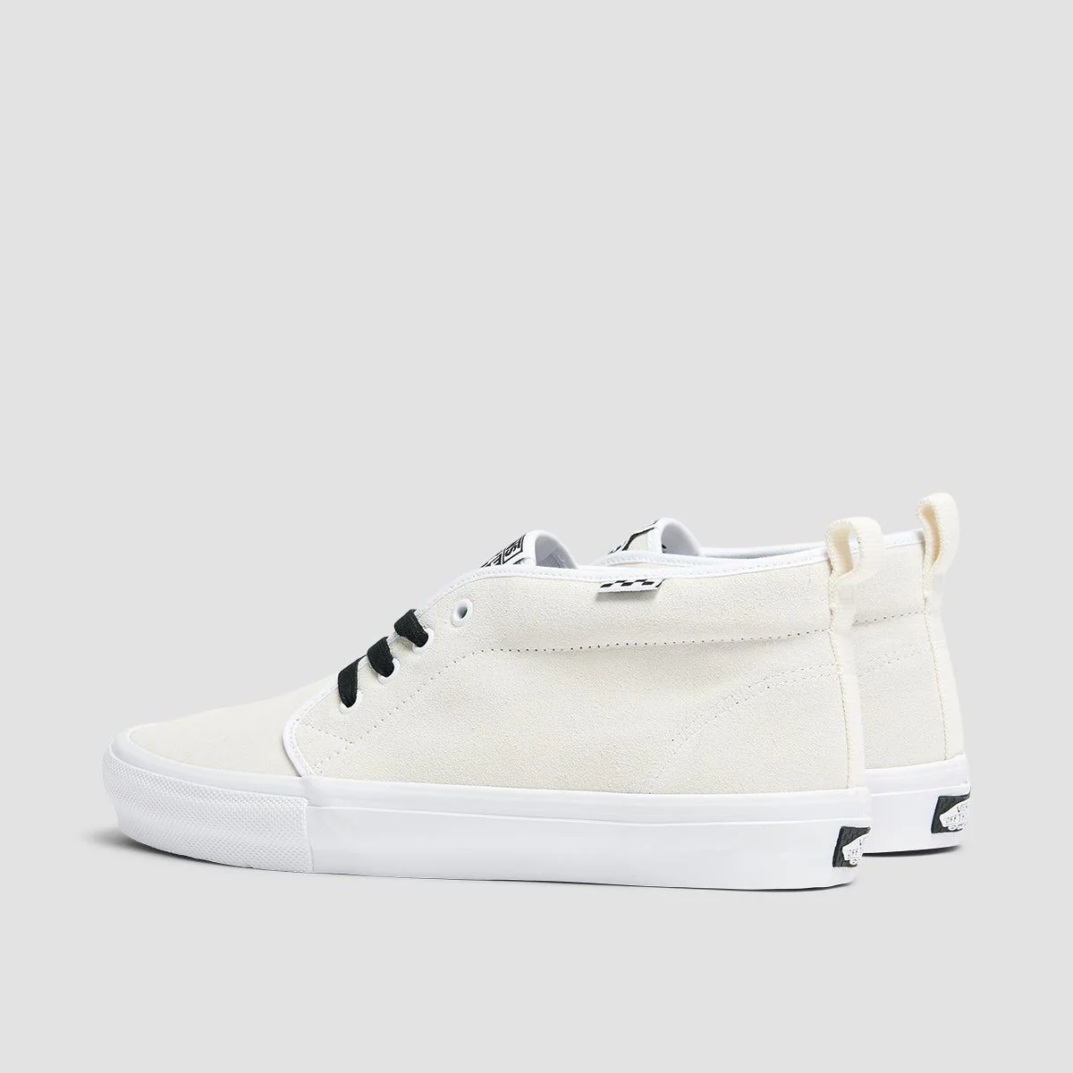 Vans Skate Chukka VCU Mid Top Shoes - Essential White - Image 3