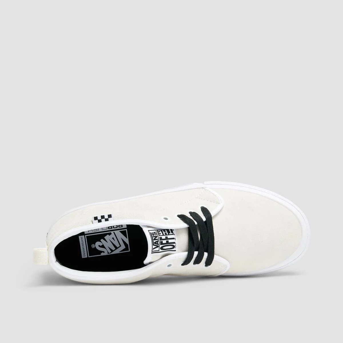 Vans Skate Chukka VCU Mid Top Shoes - Essential White - Image 4