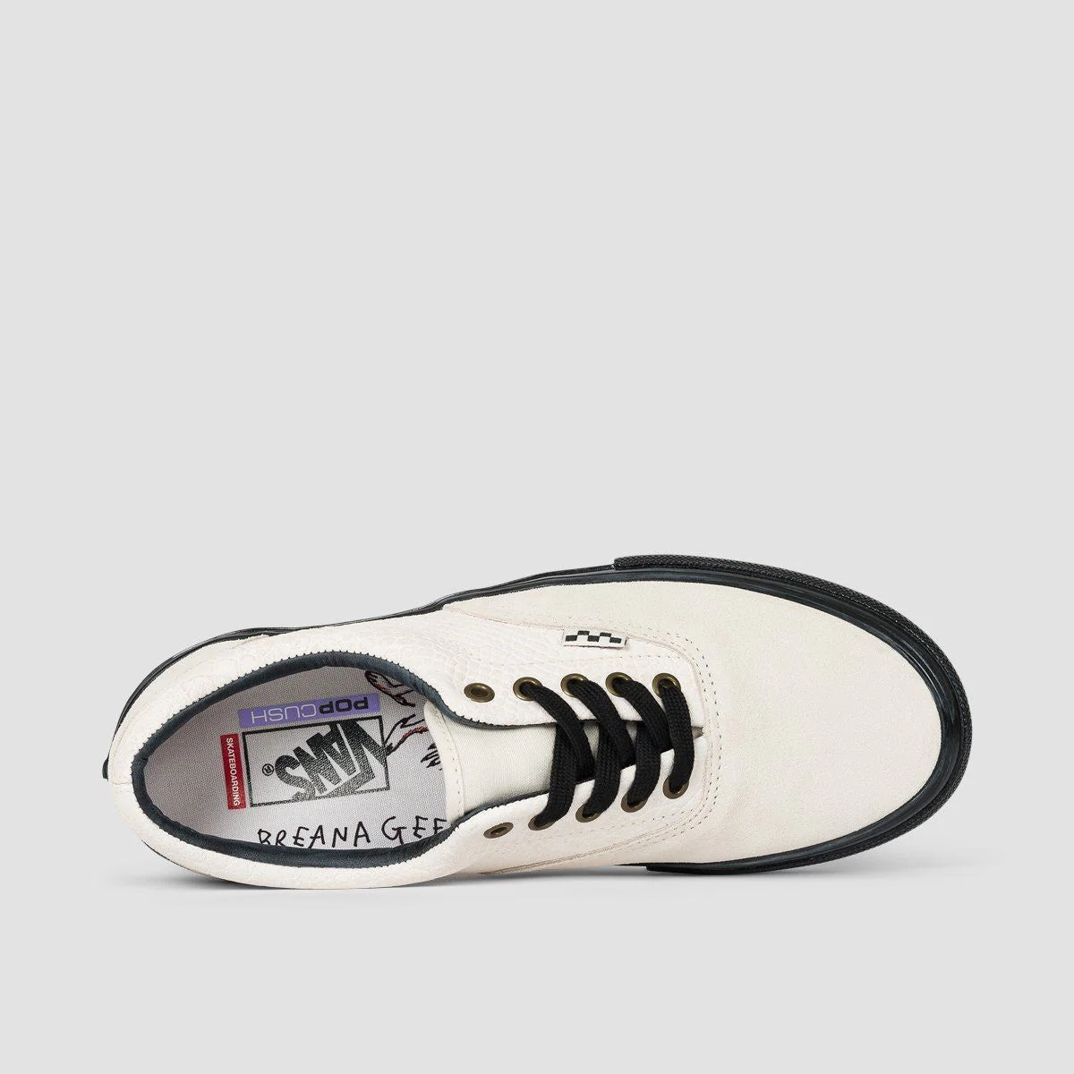 Vans Skate Era Shoes - Breana Geering Marshmallow/Black - Image 4