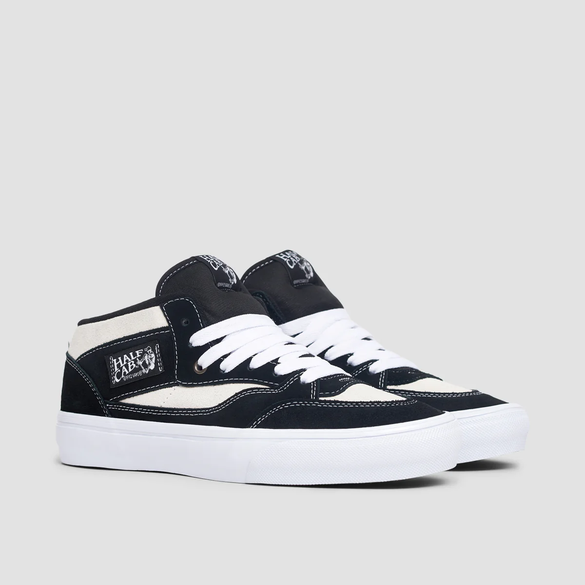Vans Skate Half Cab 92 Shoes - Black/Marshmallow - Image 2