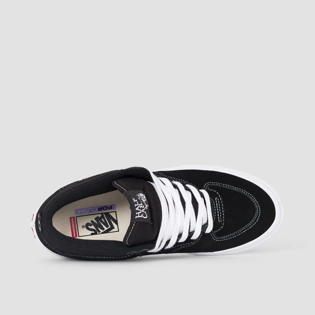 Vans Skate Half Cab Shoes - Black/White - Image 4