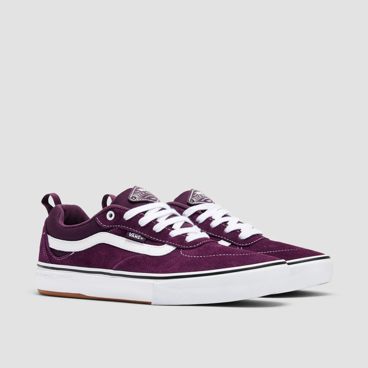 Vans Skate Kyle Walker Shoes - Blackberry Wine/True White - Image 2