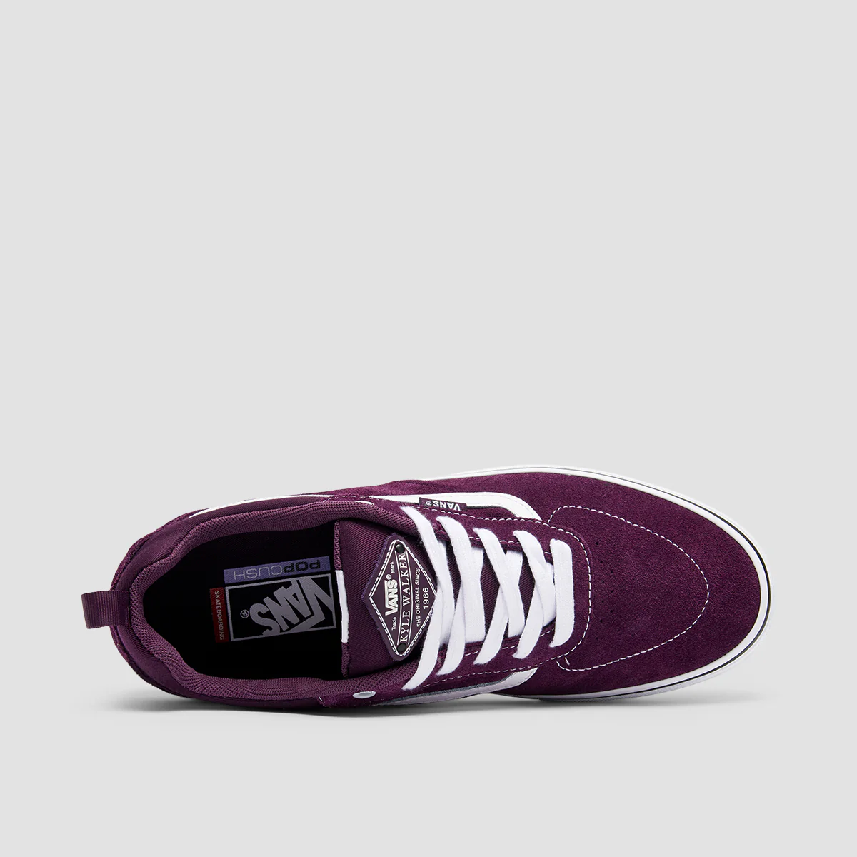 Vans Skate Kyle Walker Shoes - Blackberry Wine/True White - Image 4