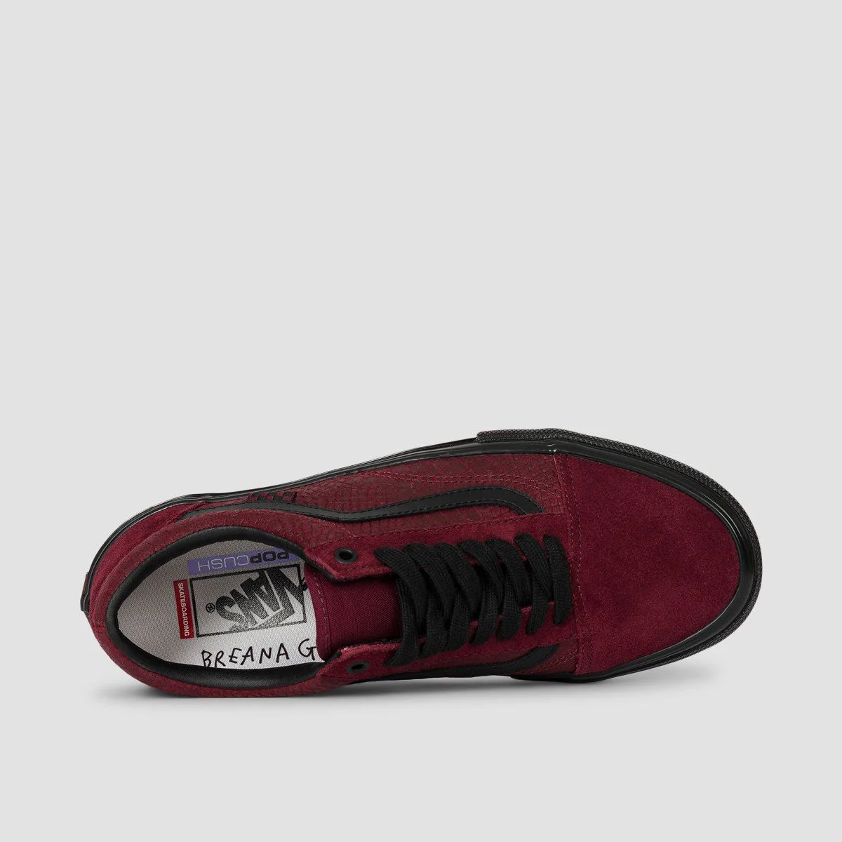Vans Skate Old Skool Shoes - Breana Geering Port/Black - Image 4