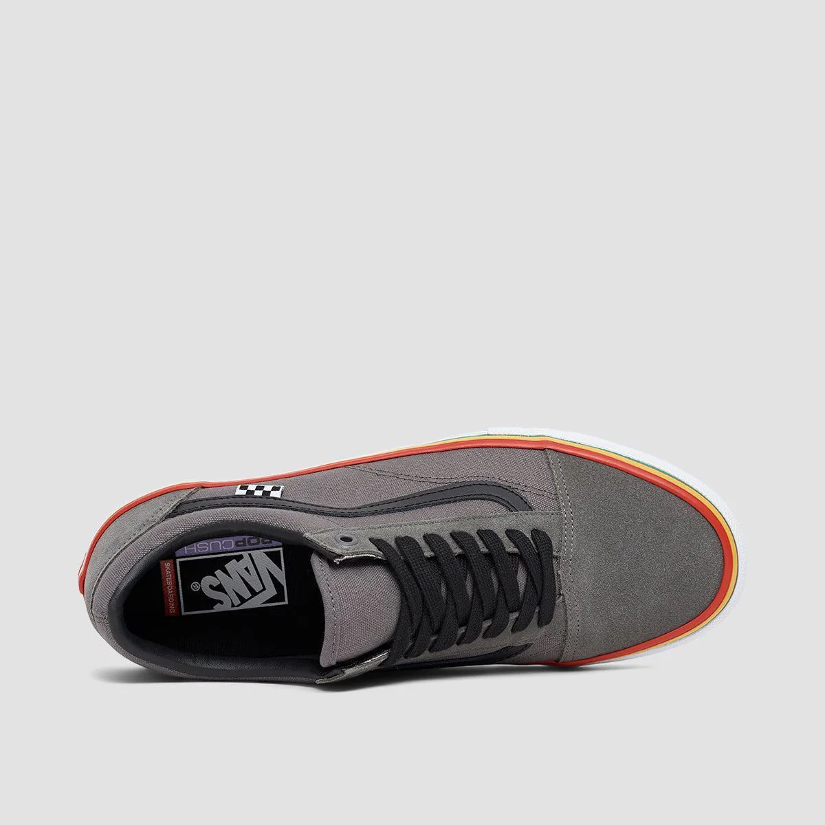 Vans Skate Old Skool Shoes - Rasta Grey - Image 4