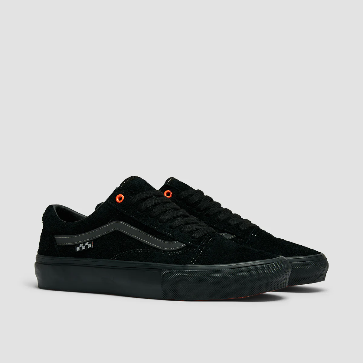 Vans Skate Old Skool Shoes - Black/Orange - Image 2