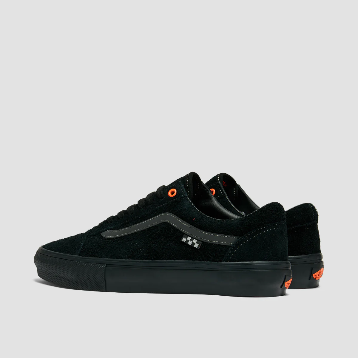 Vans Skate Old Skool Shoes - Black/Orange - Image 3