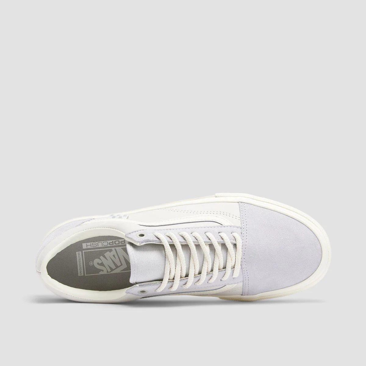Vans Skate Old Skool Shoes - Grey/Marshmallow - Image 4