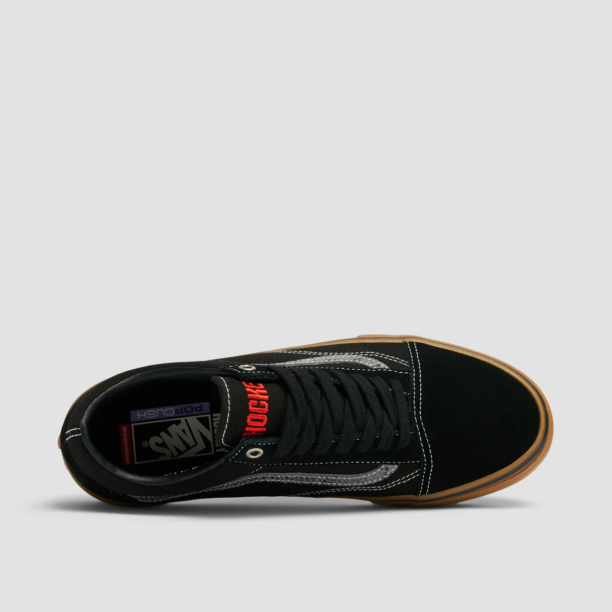 Vans Skate Old Skool Shoes - Hockey Skateboards Black/Snake - Image 4