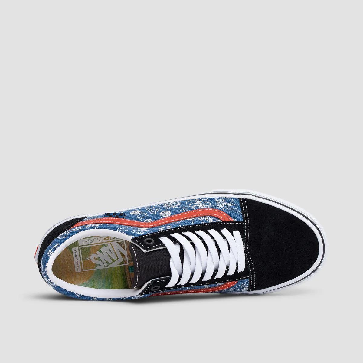 Vans Skate Old Skool VCU Shoes - Mike Gigliotti Black/Blue - Image 4