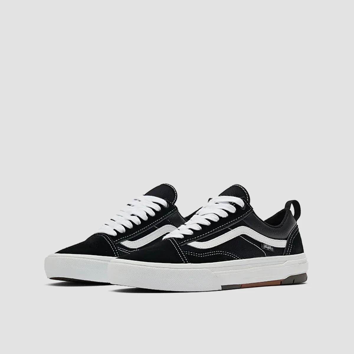 Vans Skate Old Skool Wafflecup Shoes - Black/White - Image 2