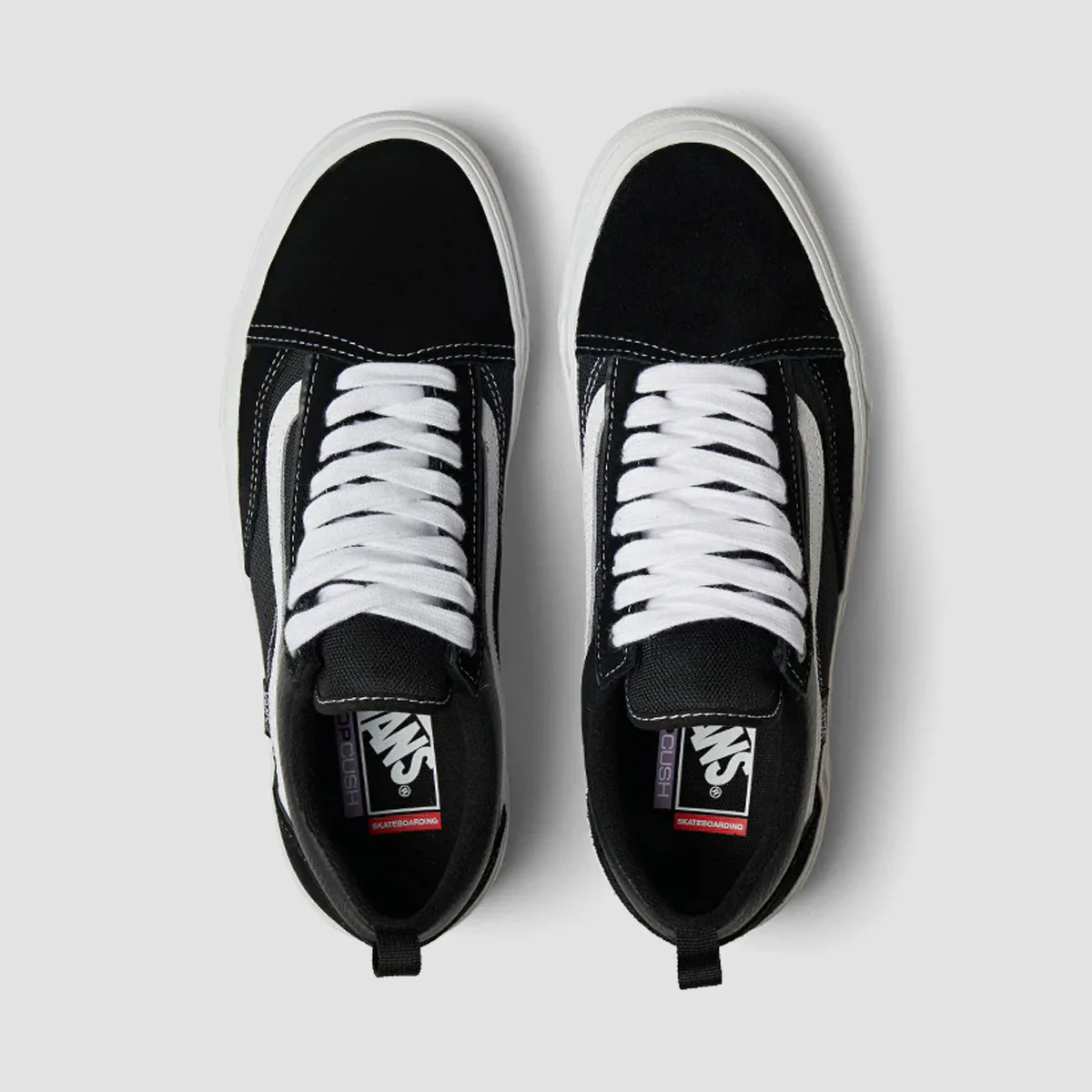 Vans Skate Old Skool Wafflecup Shoes - Black/White - Image 3