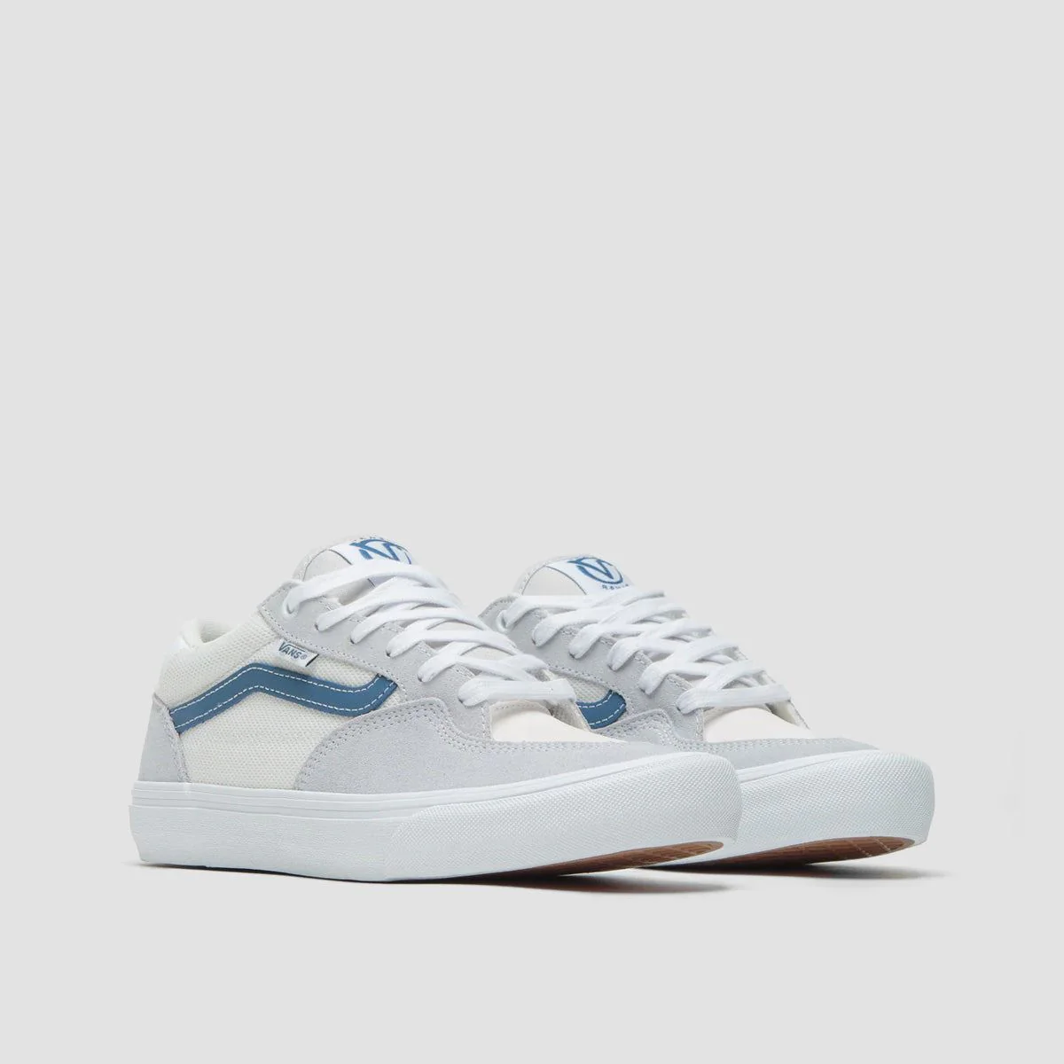Vans Skate Rowan Shoes - Grey/Navy - Image 2