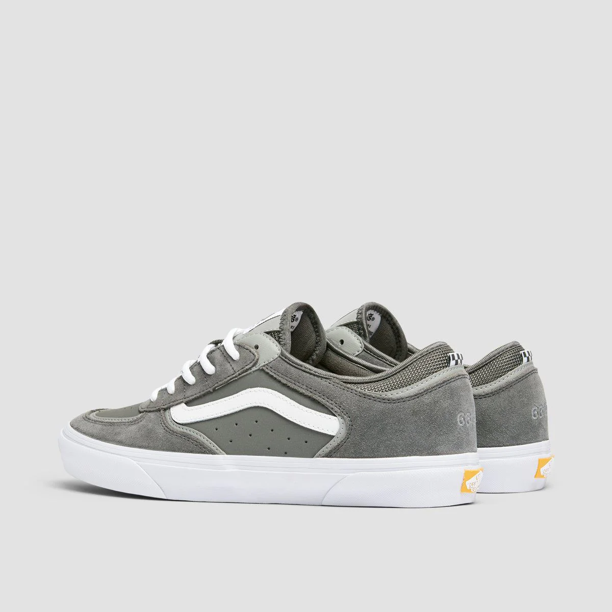 Vans Skate Rowley Shoes - Grey/White - Image 3