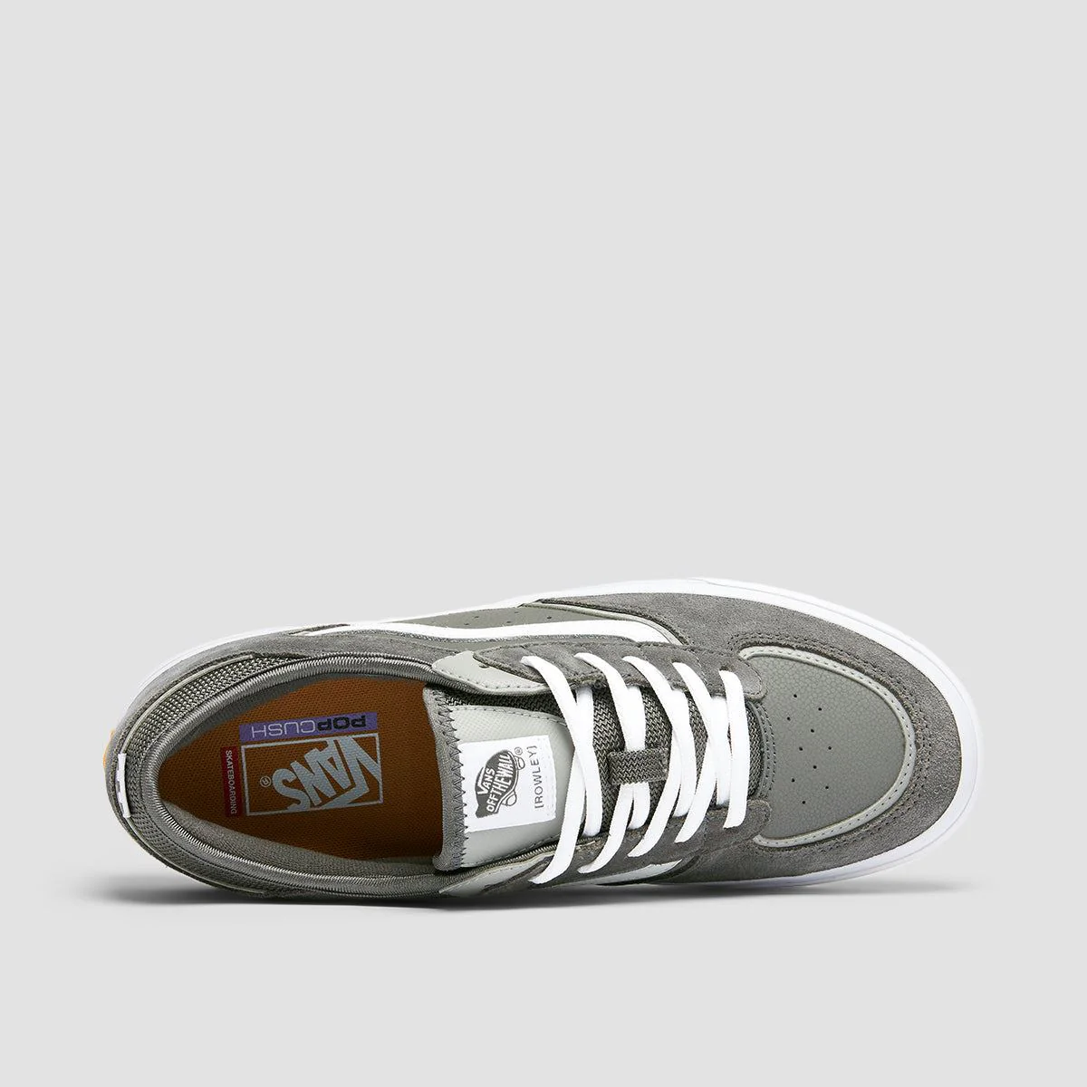 Vans Skate Rowley Shoes - Grey/White - Image 4