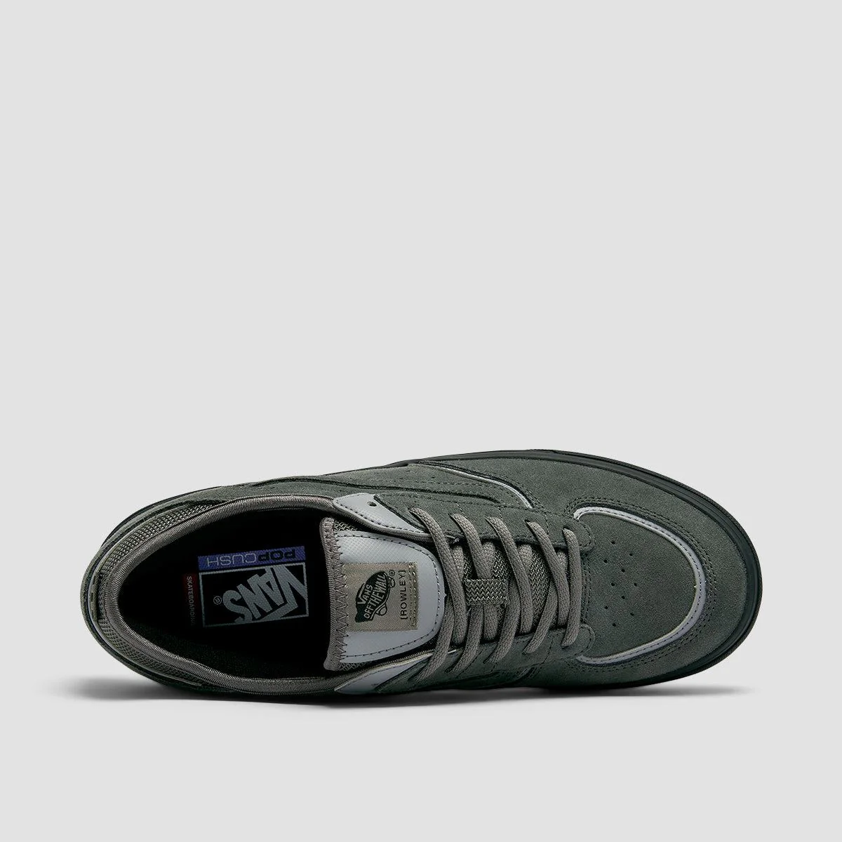 Vans Skate Rowley Shoes - Suede Charcoal/Black - Image 4