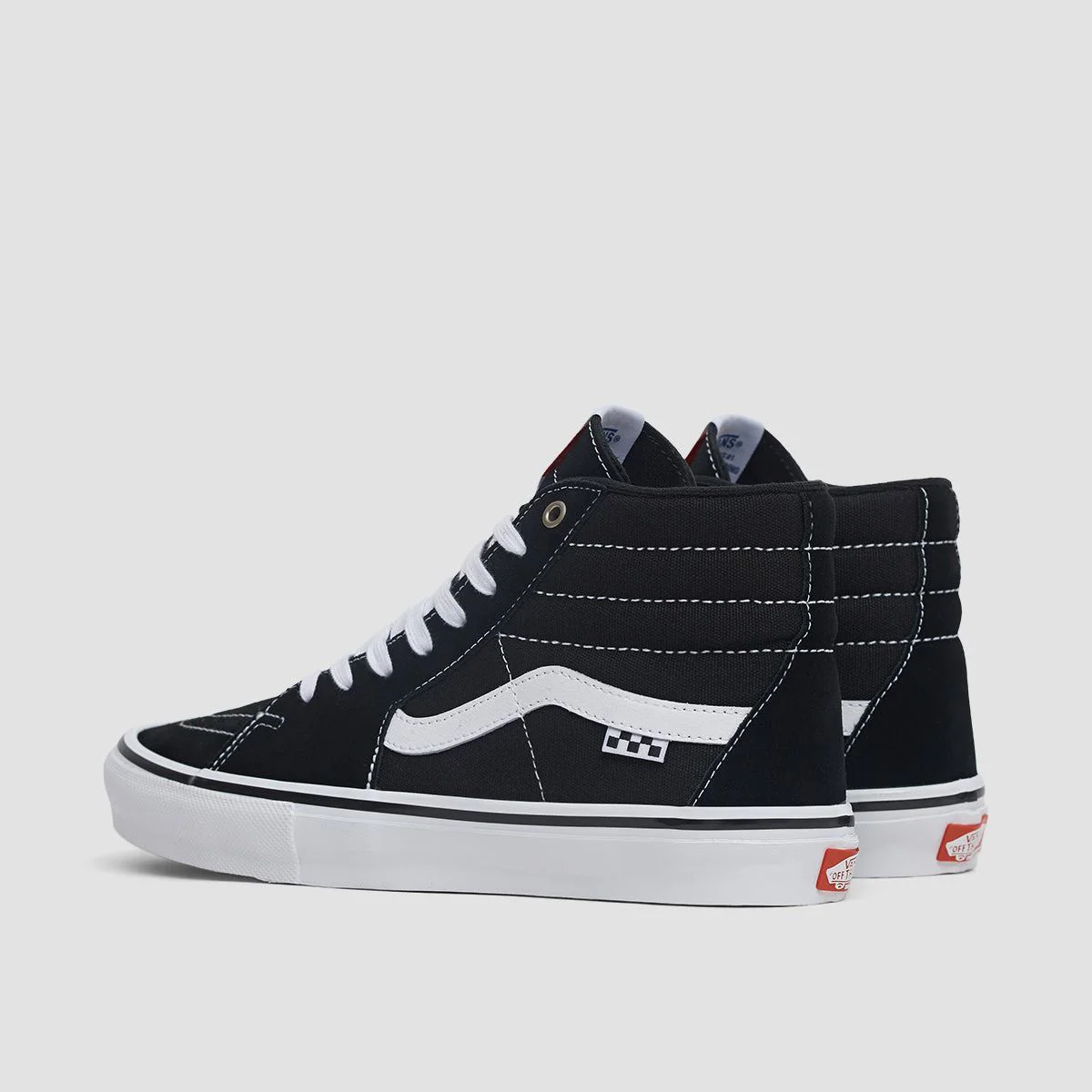 Vans Skate Sk8-Hi Shoes - Black/White - Image 3