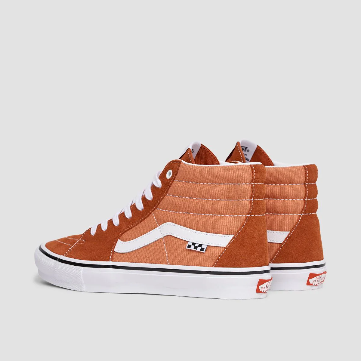 Vans Skate SK8-Hi Shoes - Burnt Ochre - Image 3