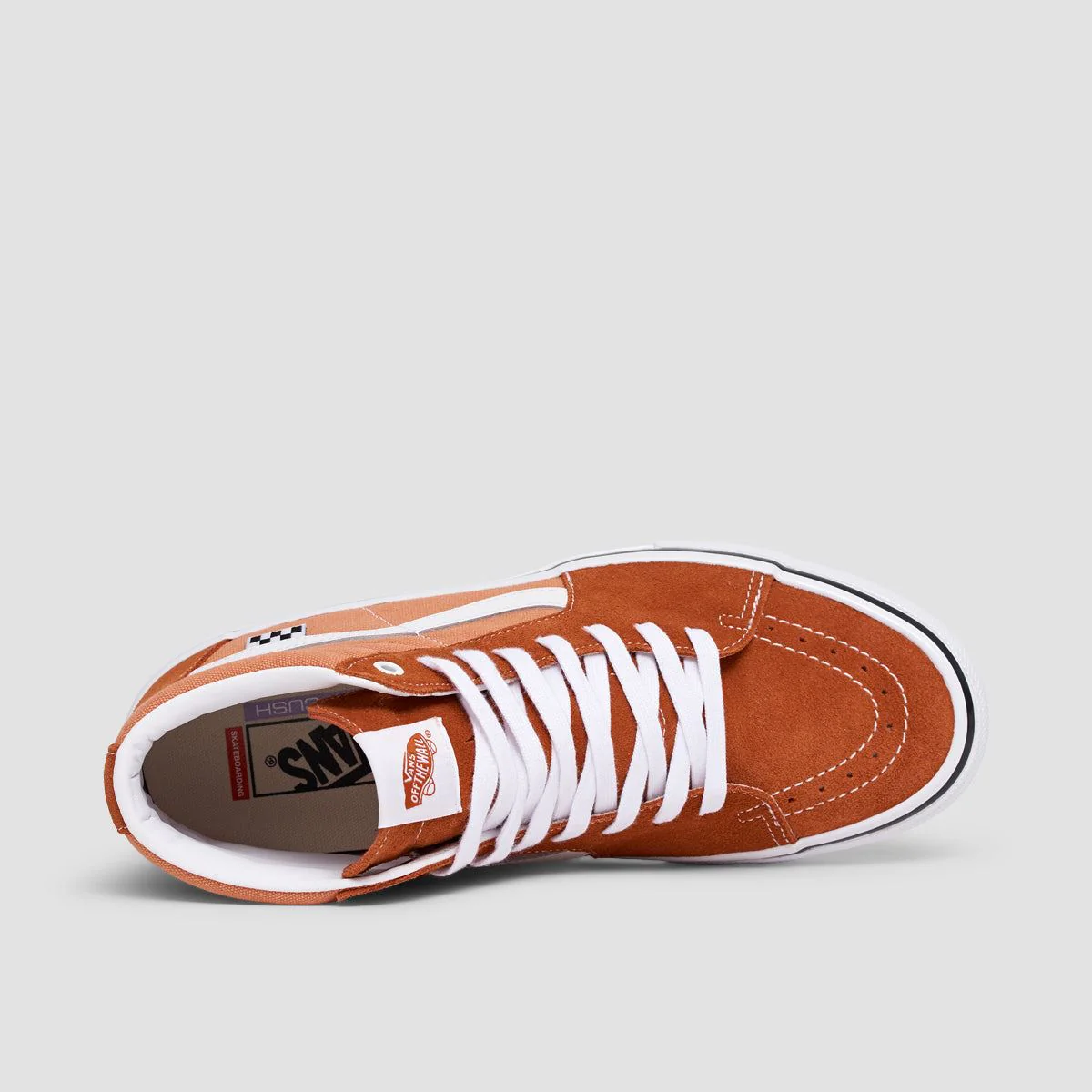 Vans Skate SK8-Hi Shoes - Burnt Ochre - Image 4