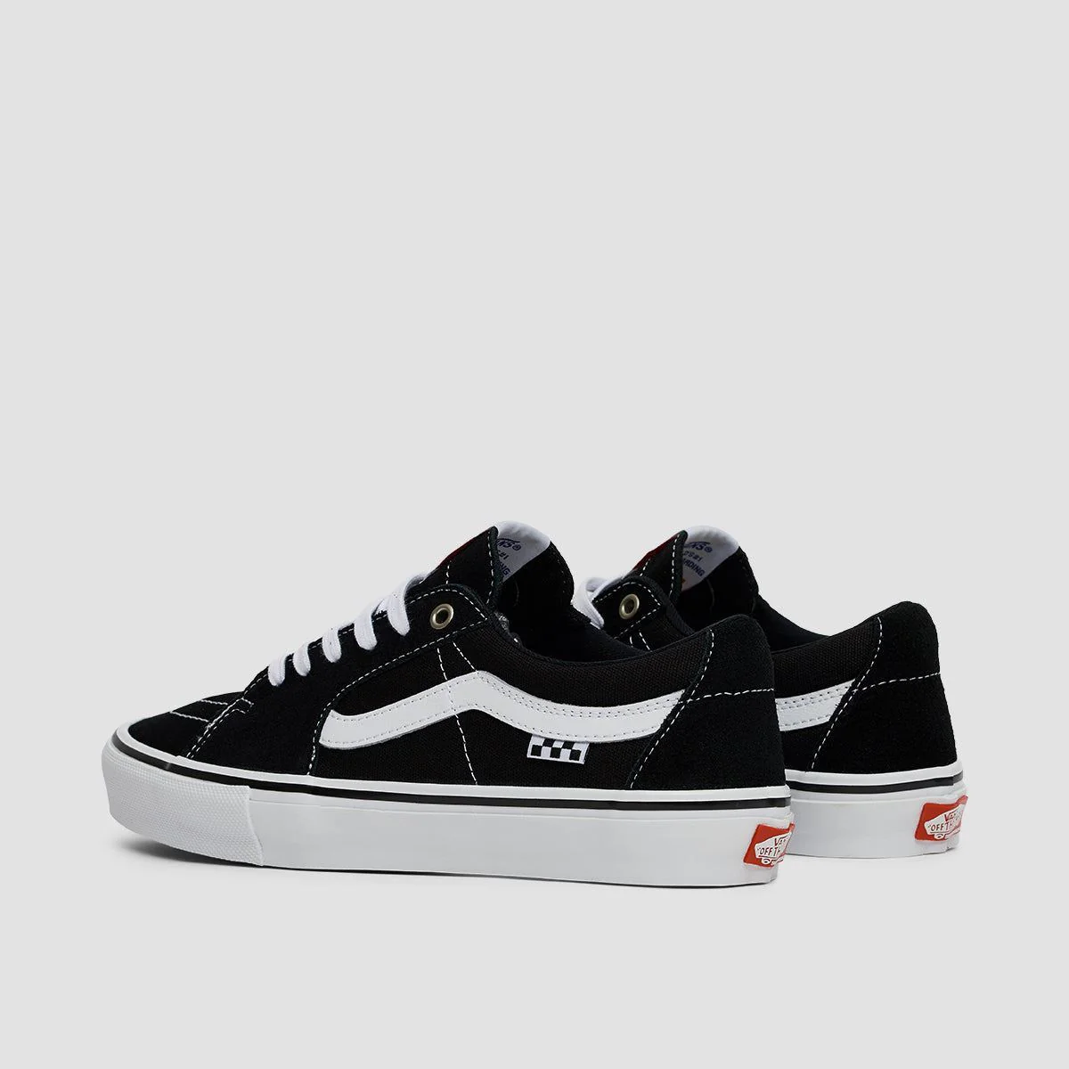 Vans Skate SK8-Low Shoes - Black/White - Image 3