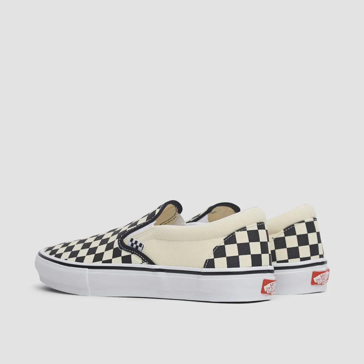 Vans Skate Slip-On Shoes - Checkerboard Black/Off - Image 3